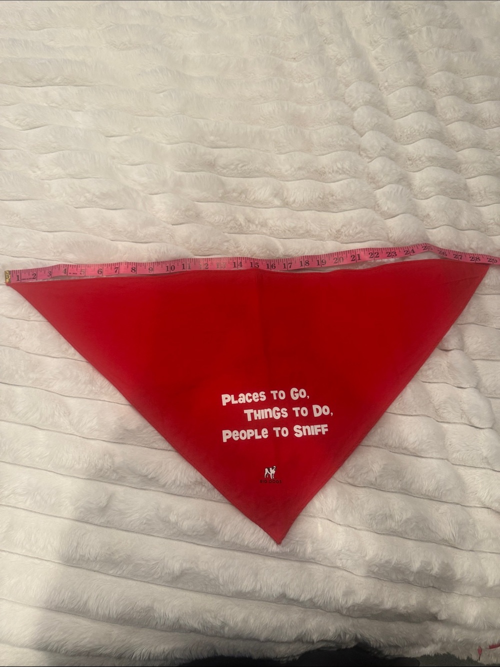 Big Dogs Red Bandana with Dog Logo